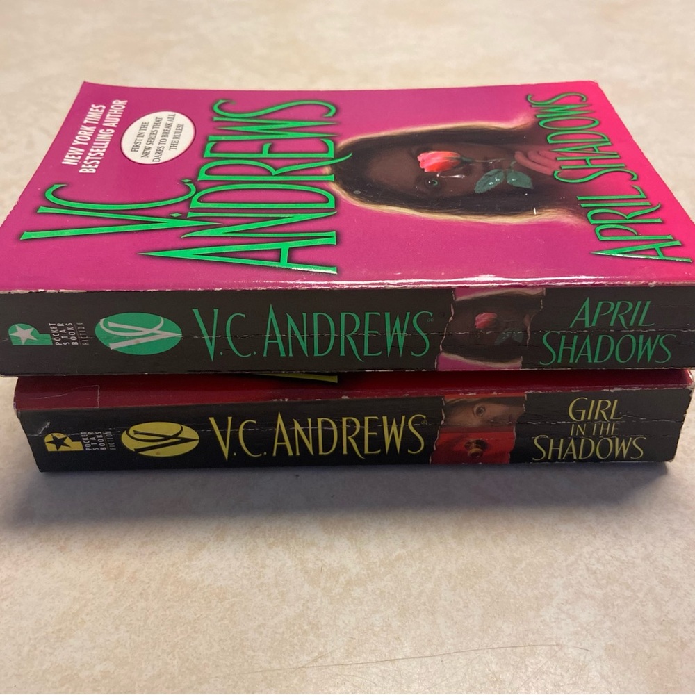 Lot 2 VC Andrews Books Shadows Complete Series April Shadows Girl PB Gothic Vtg